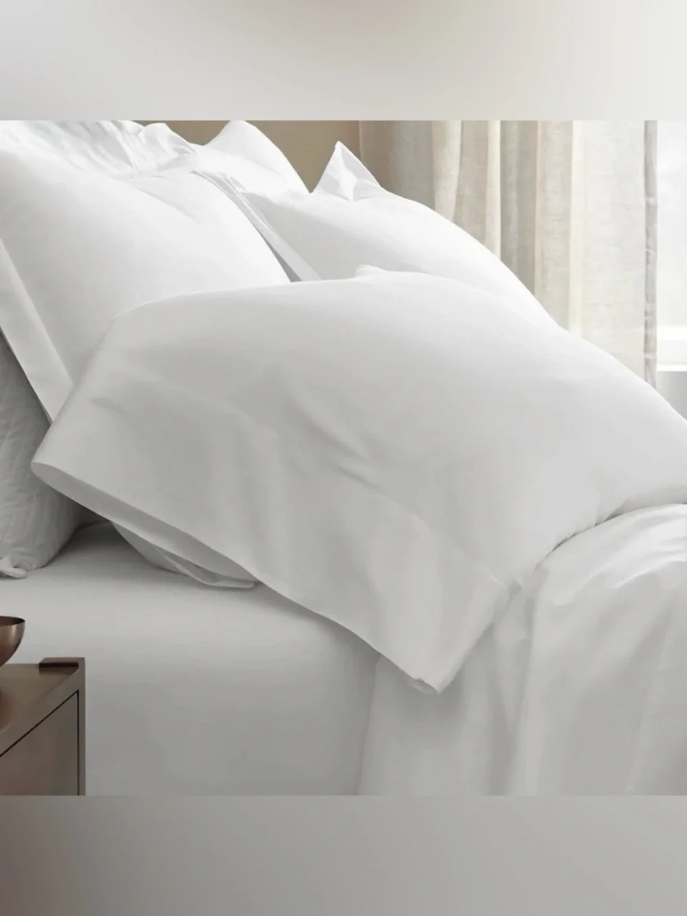 BOLL & BRANCH Signature Hemmed Pillowcase Set, Standard
